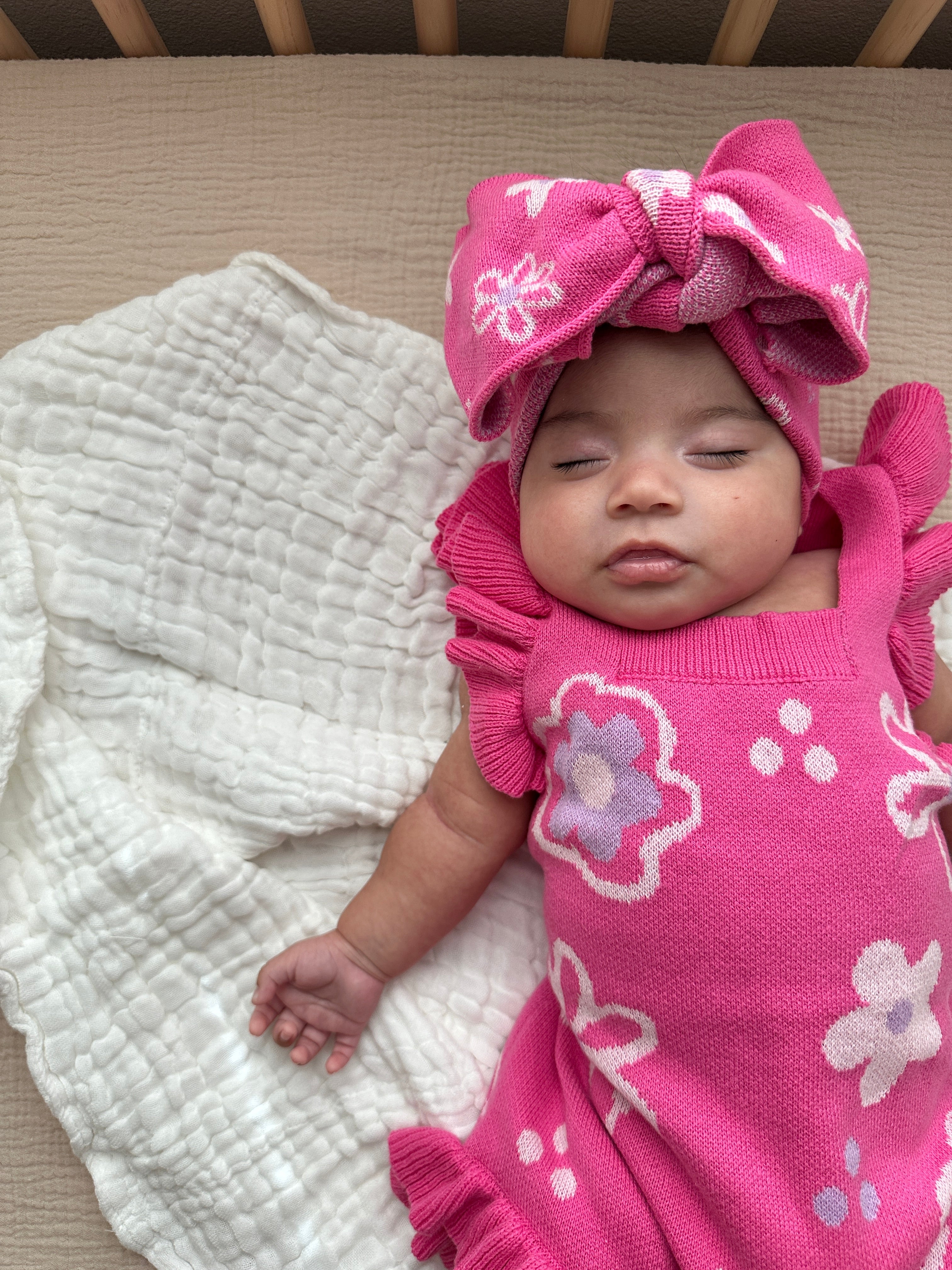 Wildflower Dreams Romper - Peony Pink