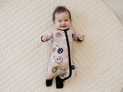 Bamboo Zip Romper | Latte Rad Vibes