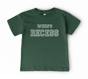 When's Recess
