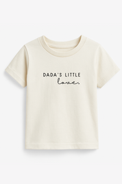 Dada's Little Love Organic Cotton Kids T-shirt Short Sleeve