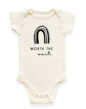 Worth the Wait Organic Baby Bodysuit