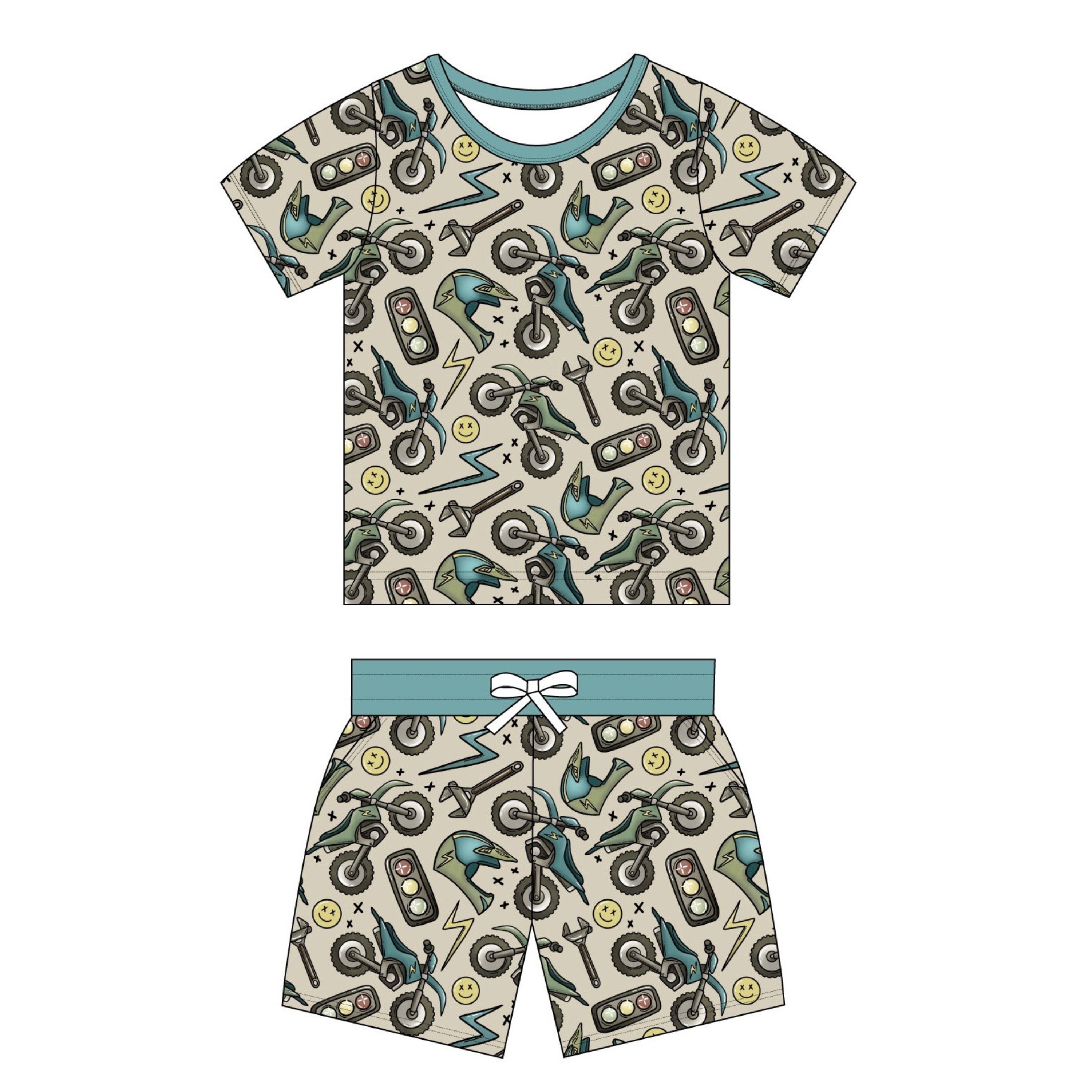Moto Mayhem: Pocket Short & Tee