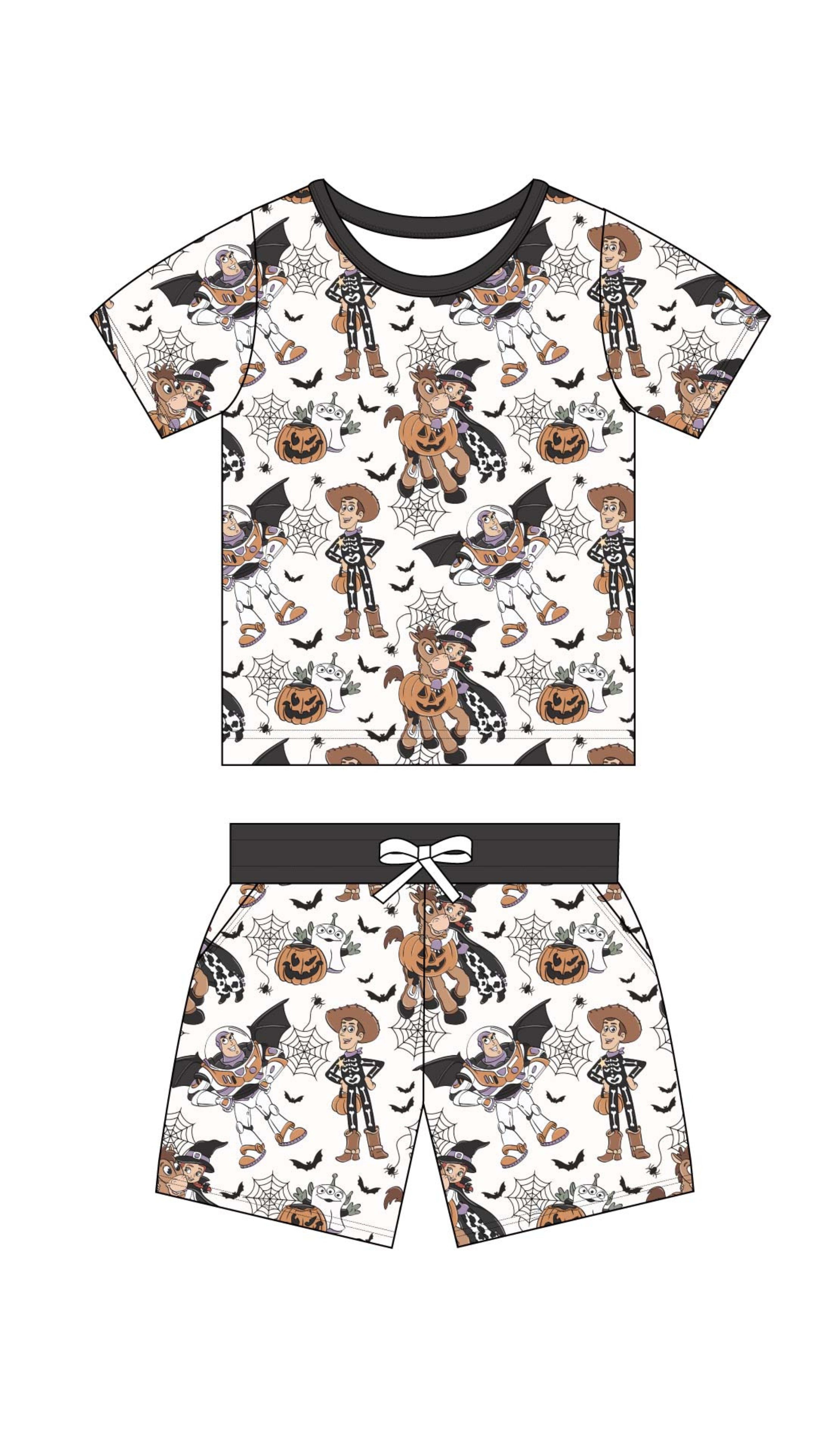 Howdy Boo - Pocket Short Set