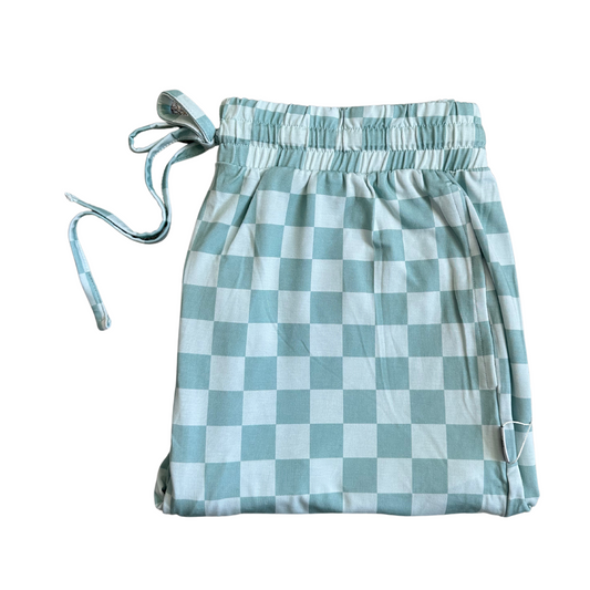 Frosty Mint Checkers | Mom Jogger