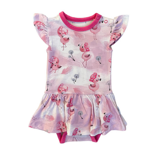 Let’s Flamingle - Bodysuit Dress