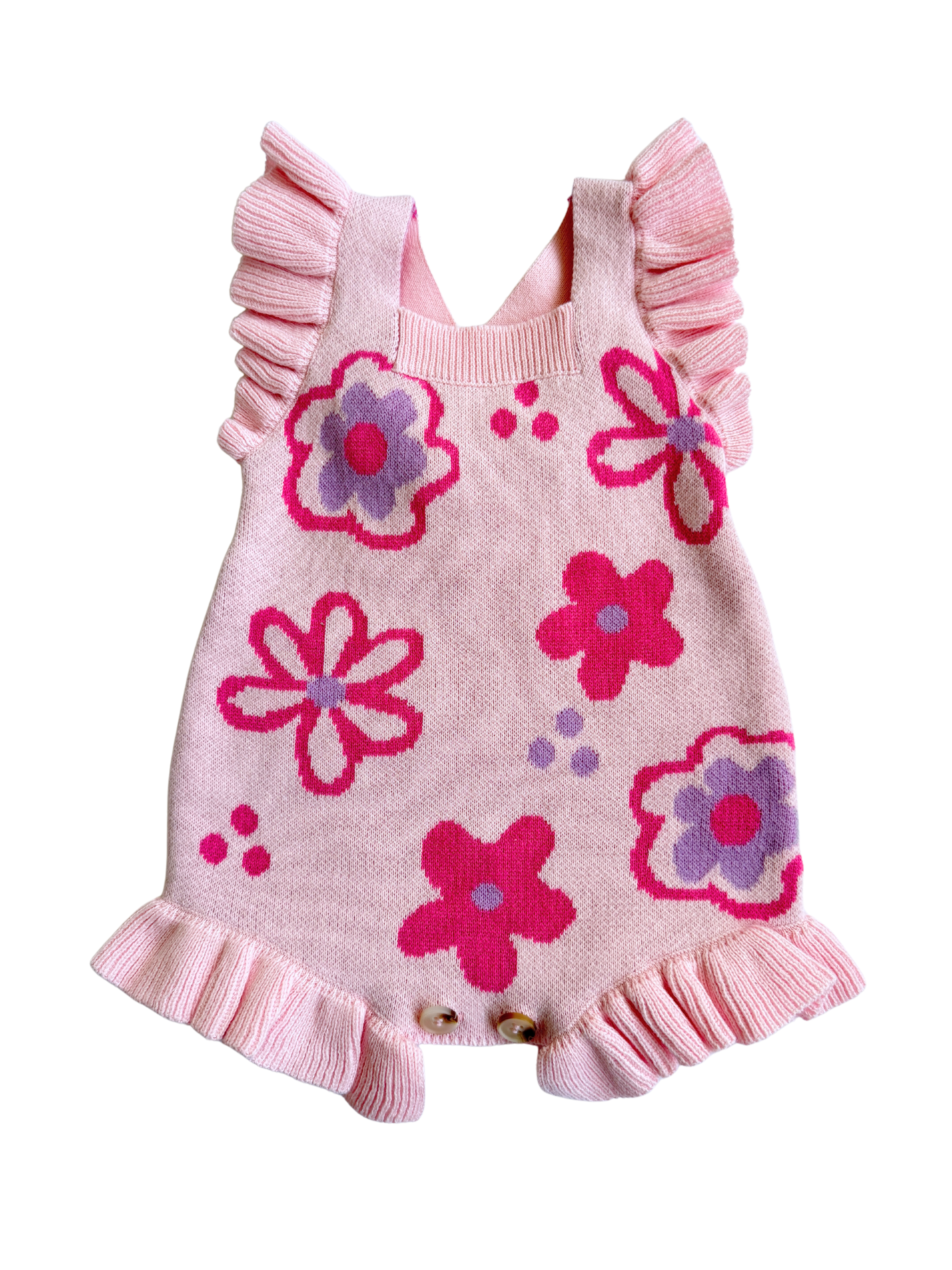 Wildflower Dreams Romper - Powder Pink