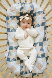 Patchwork Print Muslin Swaddle Blanket