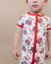 Bamboo Shorty Romper | American Bear