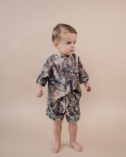 Shorts Set | Brown Camo