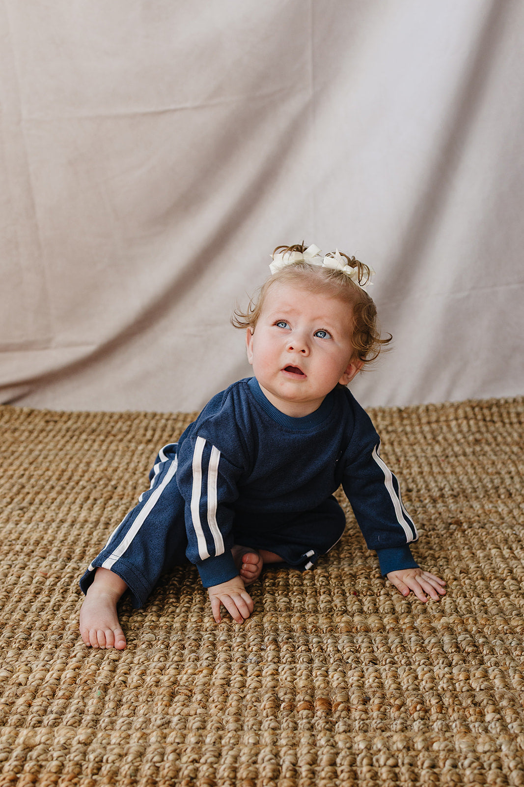 Navy Terry Cloth Tracksuit
