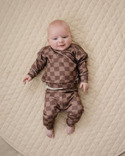 Jogger Set | Espresso Checkered