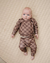 Jogger Set | Espresso Checkered
