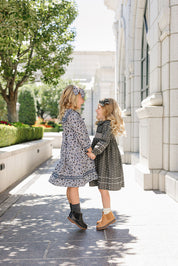 Tulip Smocked Peter Pan Collar Dress