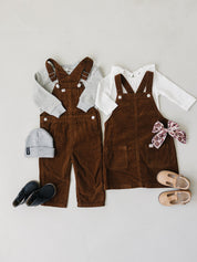 Brown Corduroy Overalls