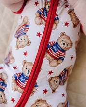 Bamboo Shorty Romper | American Bear