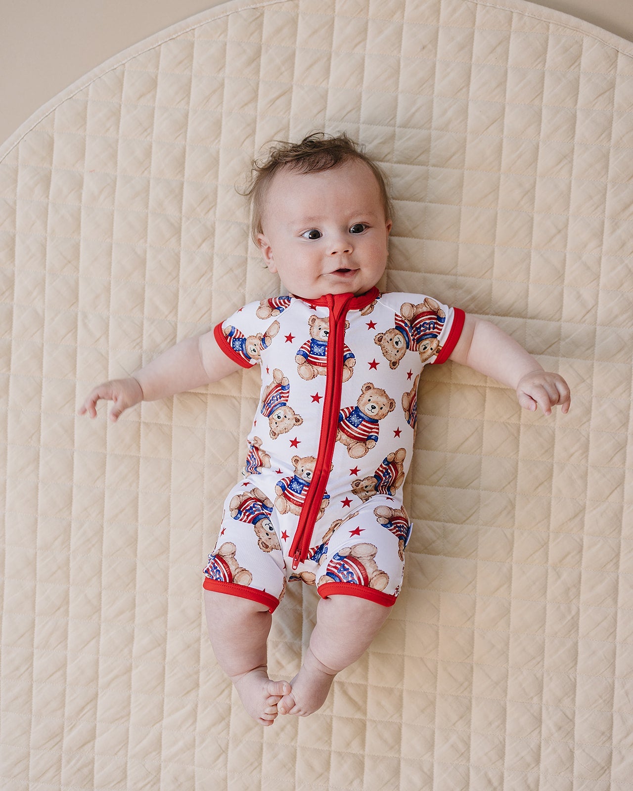 Bamboo Shorty Romper | American Bear