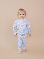 Jogger Set | Blue Flowers
