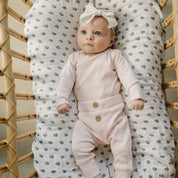 Pink Pointelle Layette Set