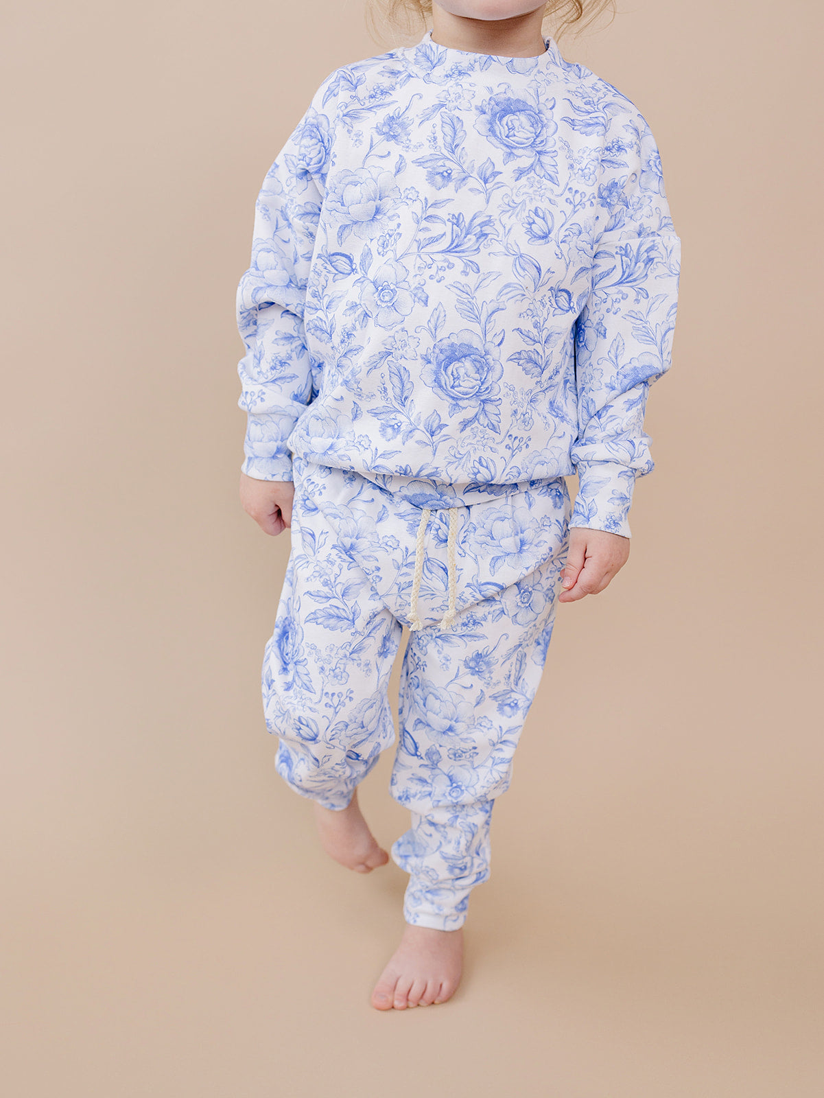 Jogger Set | Blue Flowers