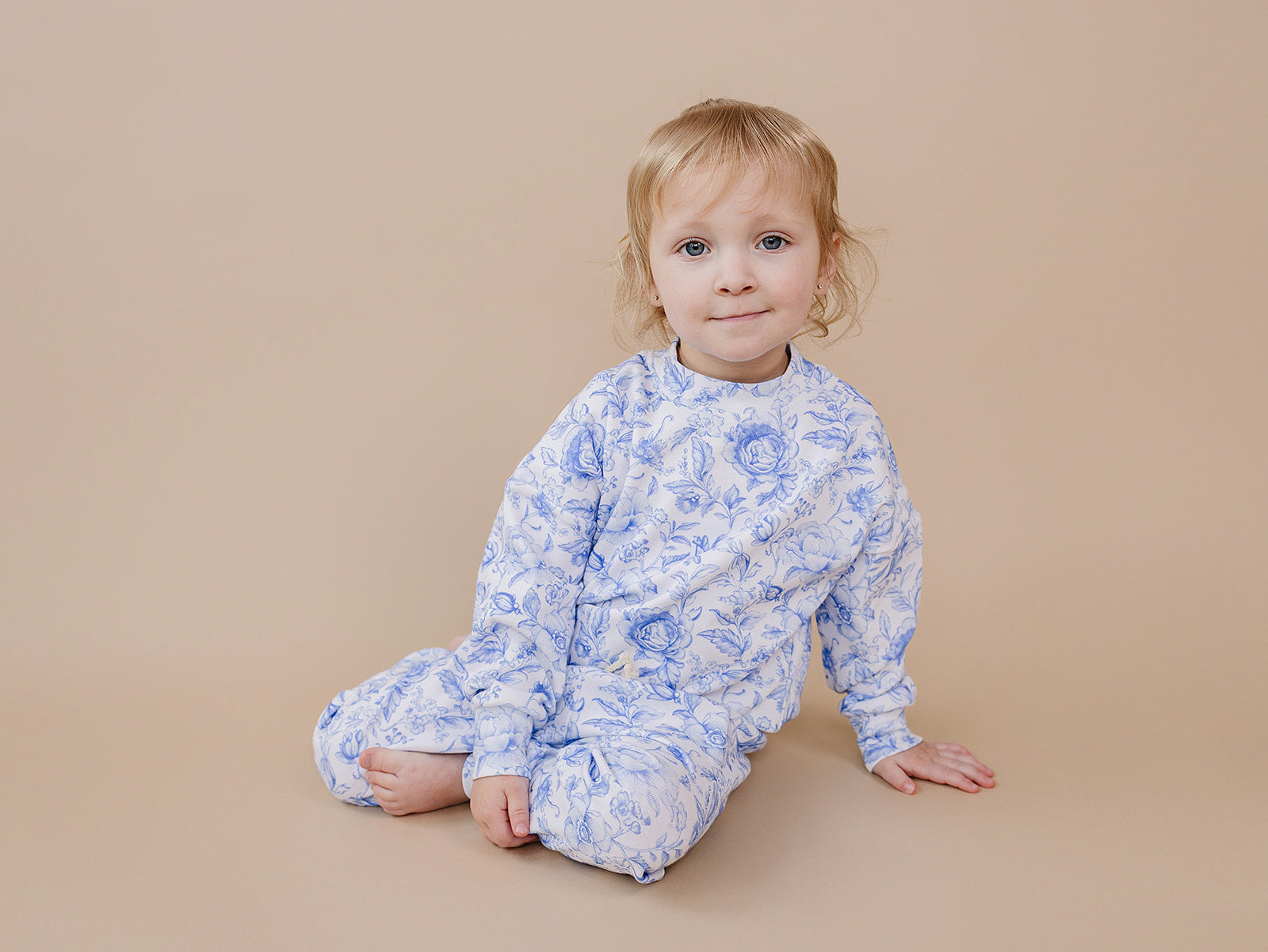Jogger Set | Blue Flowers