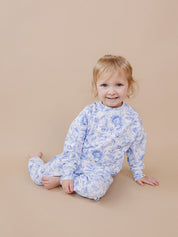 Jogger Set | Blue Flowers