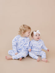 Jogger Set | Blue Flowers
