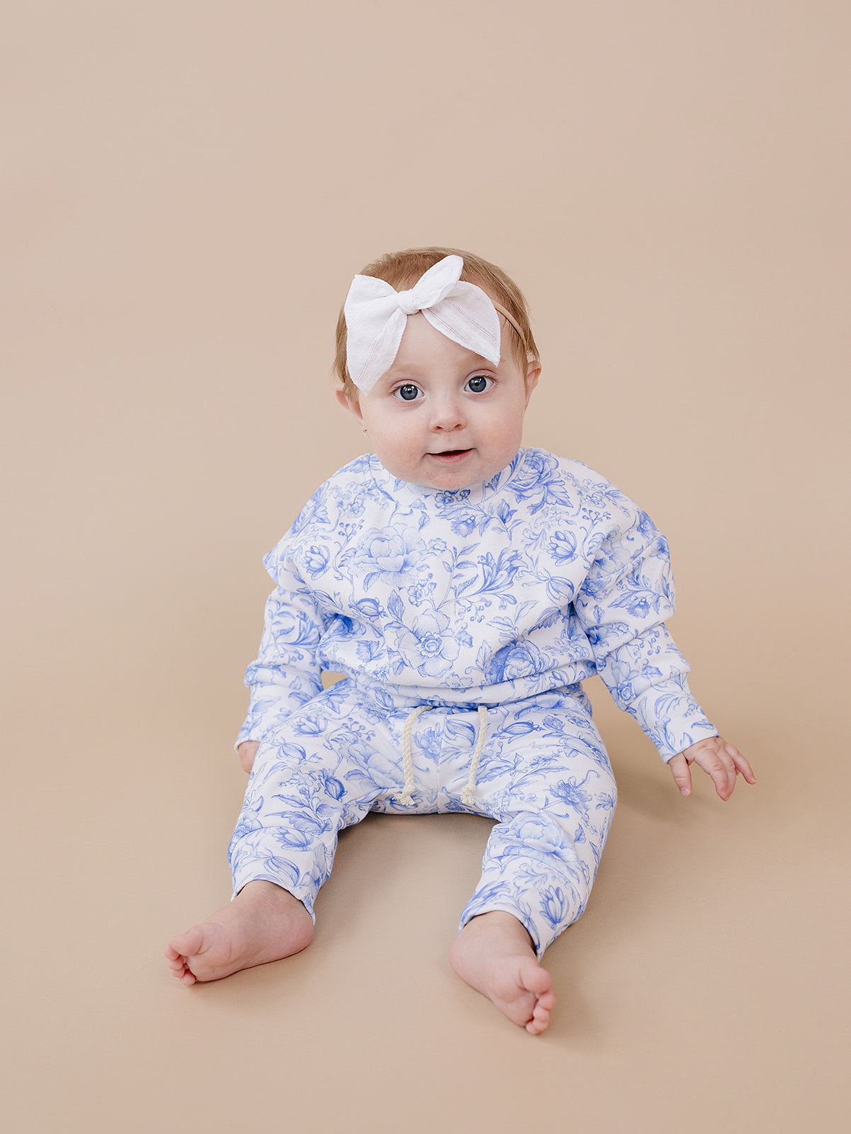 Jogger Set | Blue Flowers
