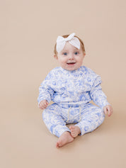 Jogger Set | Blue Flowers