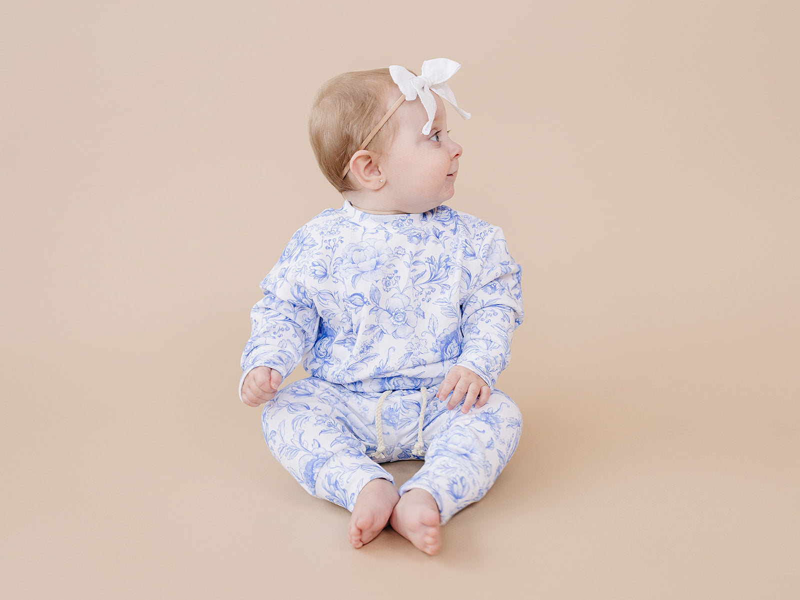 Jogger Set | Blue Flowers
