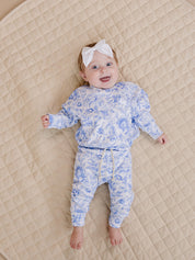 Jogger Set | Blue Flowers