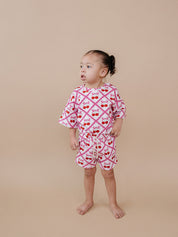 Shorts Set | Cherry Bow