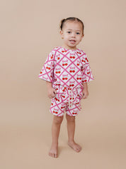 Shorts Set | Cherry Bow