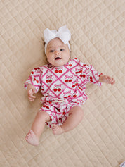 Shorts Set | Cherry Bow