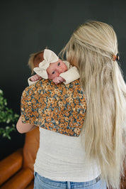 Venetian Floral Muslin Burp Cloth