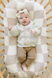 Heather Grey Chunky Knit Cardigan