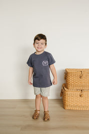 Heather Grey Pocket Cotton Shorts