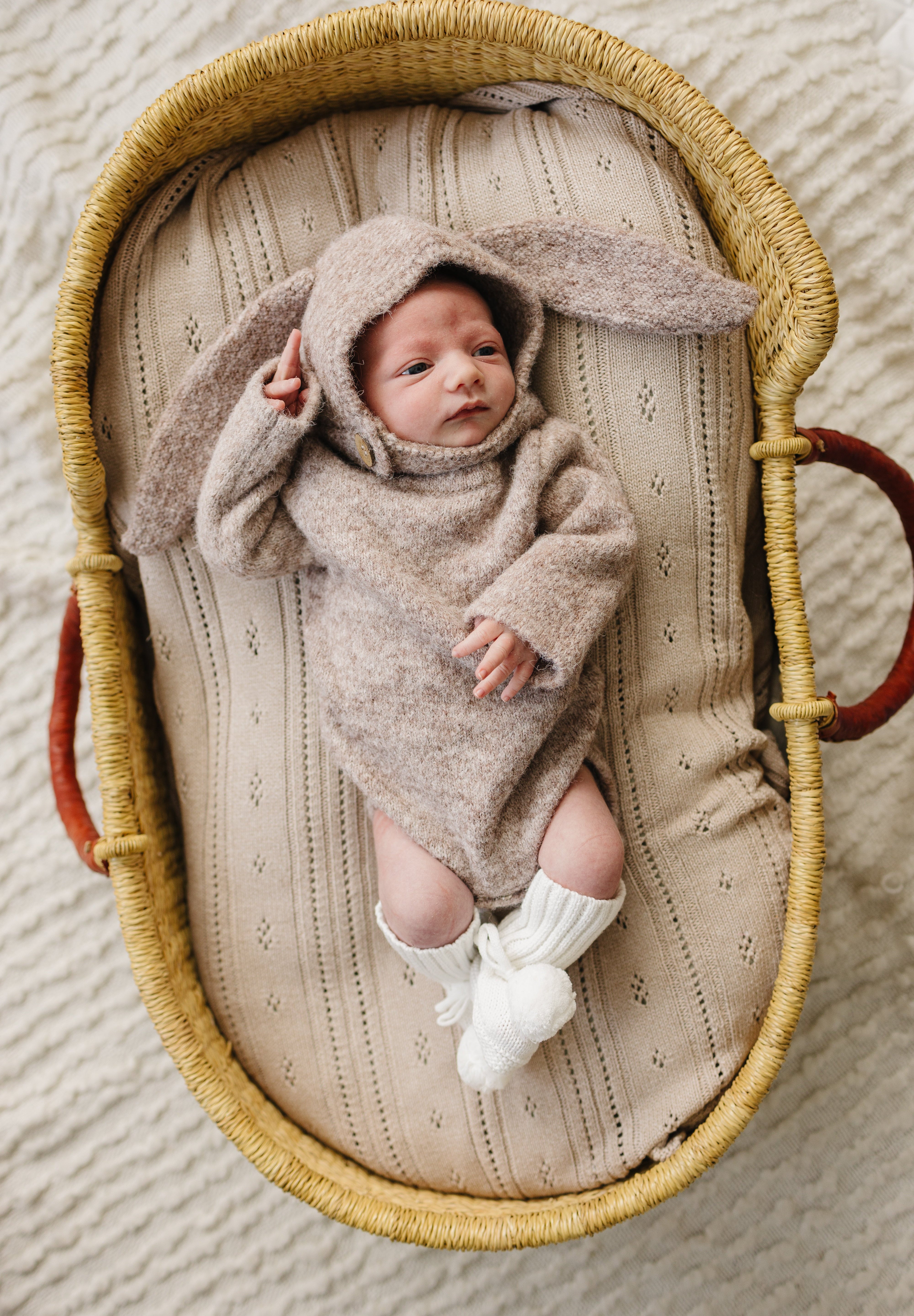 Luna + Luca Bunny Ear Bonnet