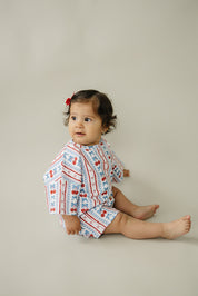Shorts Set | Cherries & Stripes