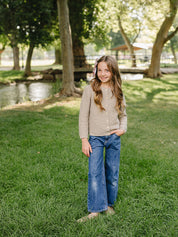 Brown Knit Button Down Cardigan