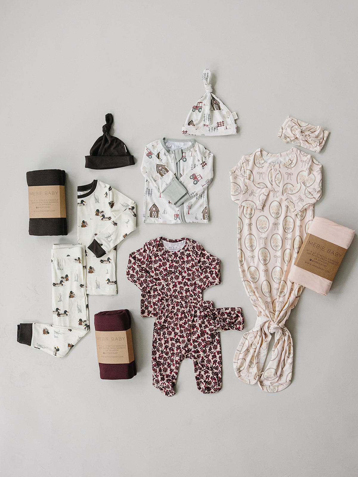 Ducks Ribbed Bamboo Cozy Set
