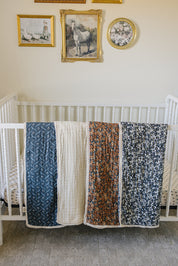 Venetian Floral + Autumn Bloom Lace Muslin Quilt