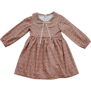 Vintage Pink Floral Dress