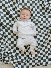 Good Vibes Quarter Zip French Terry Set