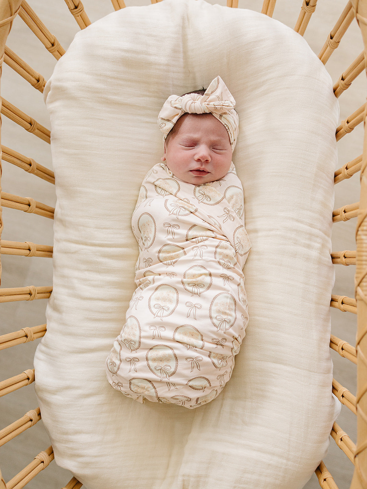 Vintage Bouquet Bamboo Stretch Swaddle