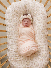Peach Bamboo Stretch Swaddle