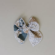 Patchwork Print Hair Bow
