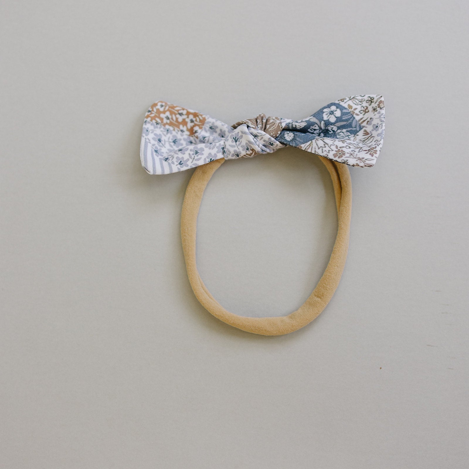 Patchwork Print Hair Bow