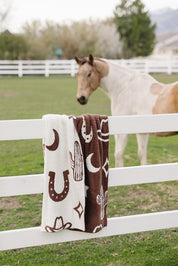 Western Plush Blanket