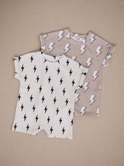 Cotton Romper | Electric Beige