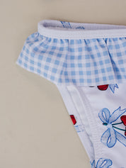 Two Piece Swimsuit | Blue Cherry